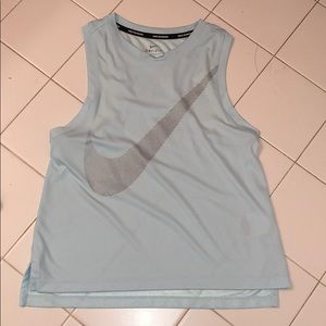 Blue nike top
